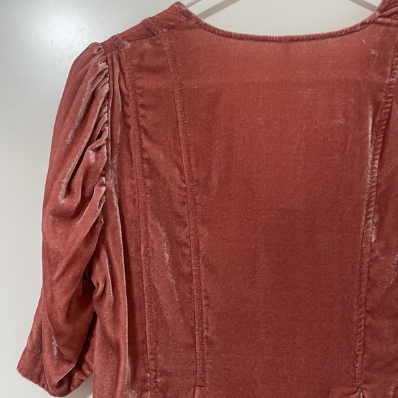 Free People Adelle Velvet Tunic in Canyon Arroyo - Picture 10 of 11